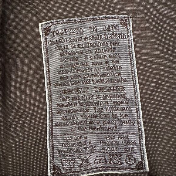 L.B.M 1911 Tailored Blazer Jacket 100% Cotton Size 50R Large Brown - Picture 8 of 12